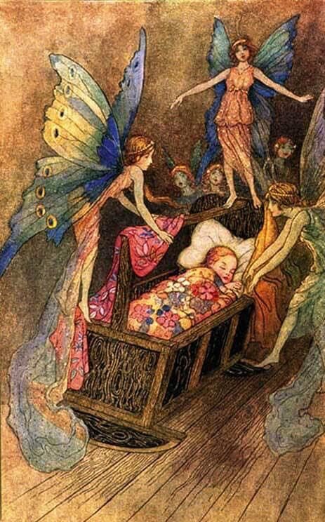 Fairies Abducting a Human Baby