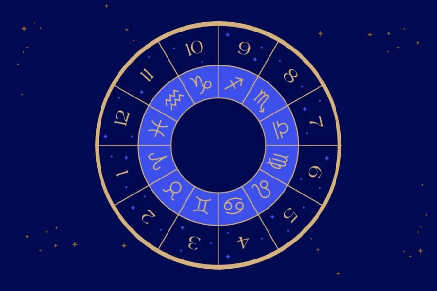 A Birth Chart Maps Astrology's 12 Houses